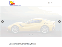 Tablet Screenshot of lubricanteseficientes.com